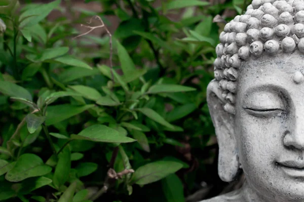 Half portrait of a Buddha figure