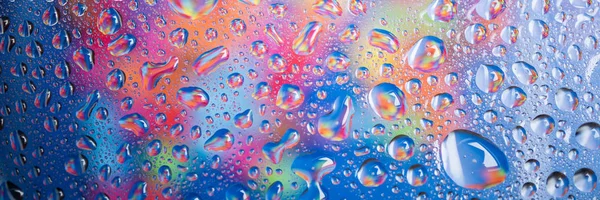 Water Drops Colorful Background — Stock Photo, Image