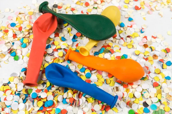 Kolorowych Balonów Konfetti — Zdjęcie stockowe