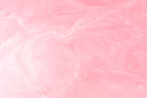 Fond Tissu Rose Froissé Transparent — Photo