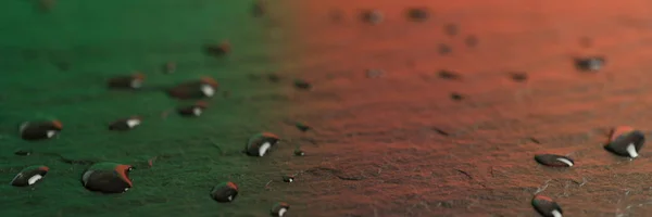 Wet Asphalt Evening Colorful Reflections — Stock Photo, Image