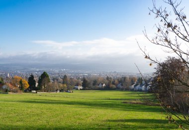 Sabah görünümü Kassel Almanya'da