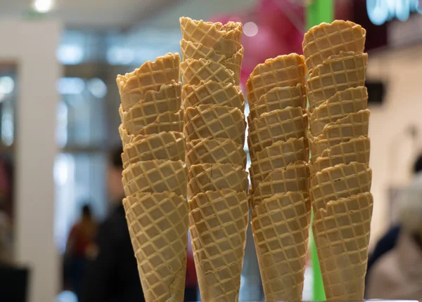 Banyak Wafer Krim — Stok Foto