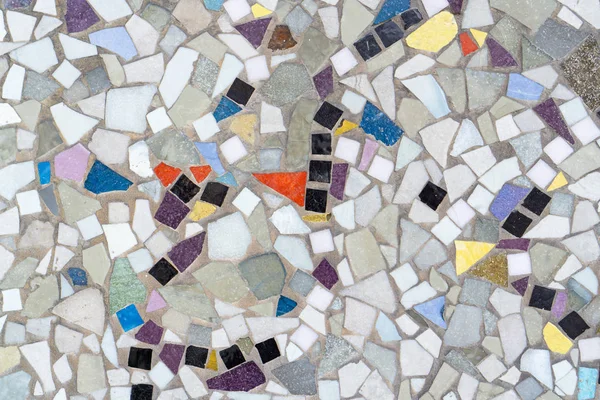 Kolorowa Mozaika Odłamków Kamienia — Zdjęcie stockowe
