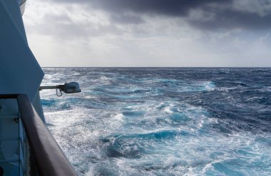 Denizde ağır dalgalar.