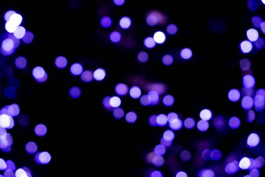 Bir sürü renkli bulanık ışık çemberi