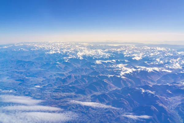 Vista Avión Las Montañas — Foto de Stock