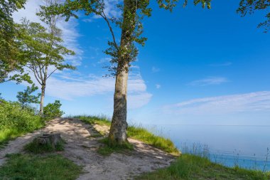 Weissenhaeuser Strand, Almanya yakınlarındaki uçurumdan bak