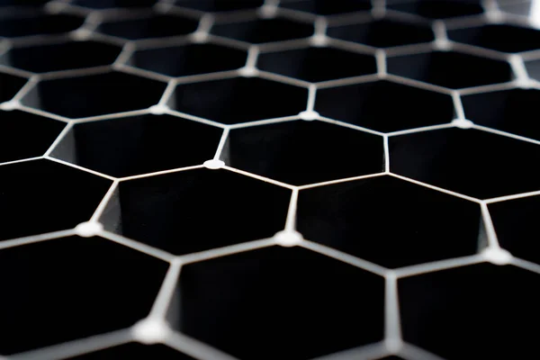 Abstract honeycomb pattern close up