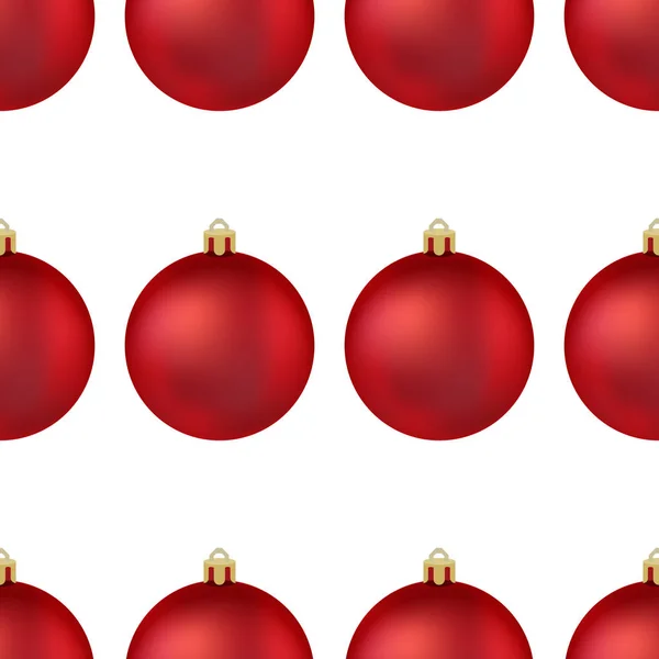 Bola Navidad Bola Para Árbol Navidad Ilustración Vectorial Decoración Realista — Vector de stock