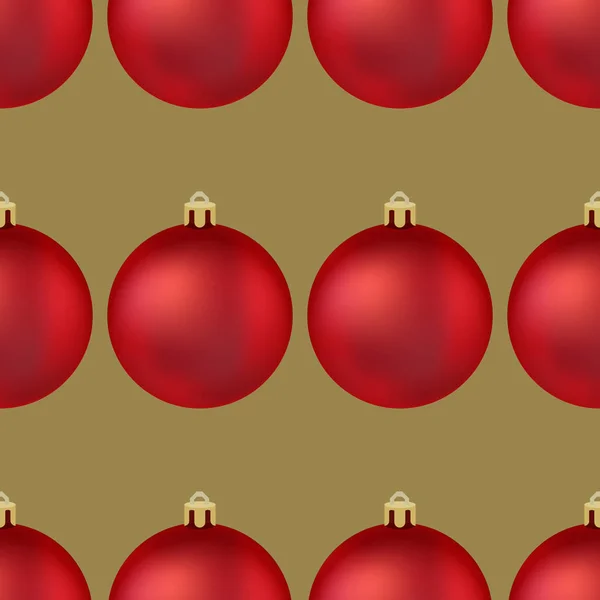 Bola Navidad Bola Para Árbol Navidad Ilustración Vectorial Decoración Realista — Vector de stock