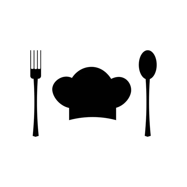 Cocinero Logotipo Del Chef Etiqueta Ilustración Para Menú Diseño Restaurante — Archivo Imágenes Vectoriales