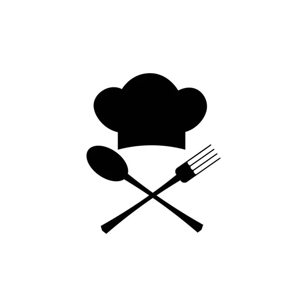 Cook Chef Kok Logo Etiket Illustratie Voor Ontwerp Menu Restaurant — Stockvector
