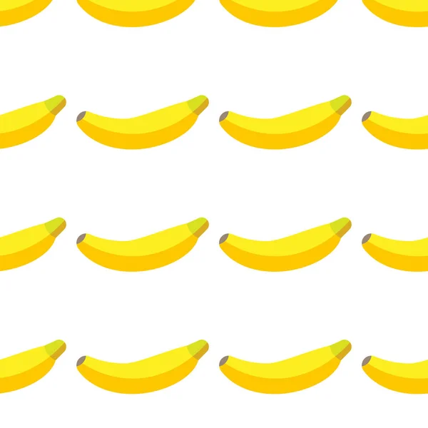 Banán Varrat Nélküli Mintát Csomagoló Papír Ajándék Kártya Poszter Banner — Stock Vector