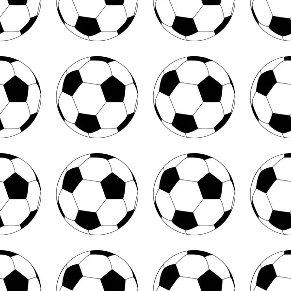 Icône Vectorielle Football Ballon Football Illustration Vectorielle Isolée Fond Blanc — Image vectorielle