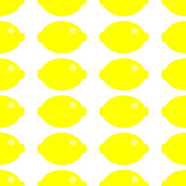 Limonsuz desenli vektör çizimi. Yaz tasarımı
