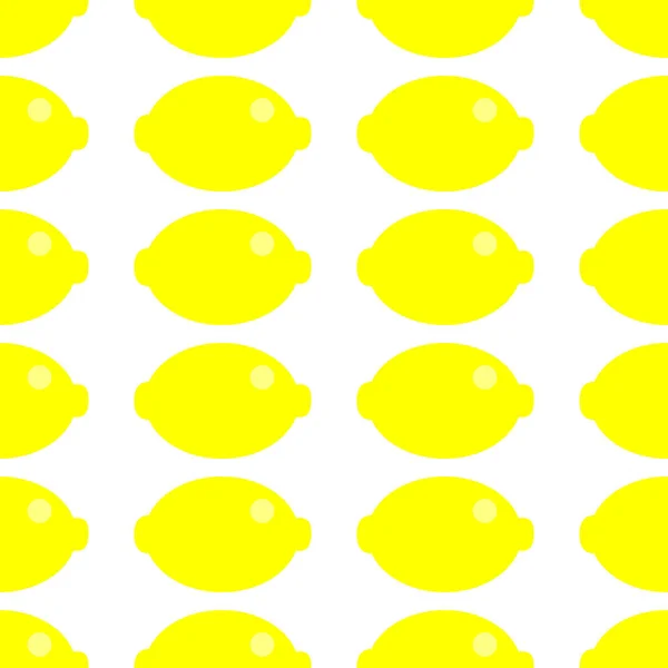 Illustration vectorielle de motif sans couture citron. Design d'été — Image vectorielle