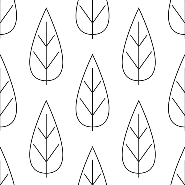 Δέντρα γραμμή μοτίβο. Ατέλειωτο φόντο. Ομαλή μοτίβο — Διανυσματικό Αρχείο