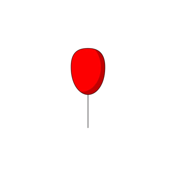 Ballon-Symbol, moderner minimalistischer flacher Design-Stil, Vektorillustration — Stockvektor