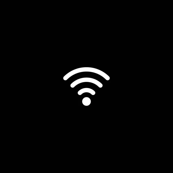 Desenho da ilustração do vetor do ícone do sinal de wifi — Vetor de Stock