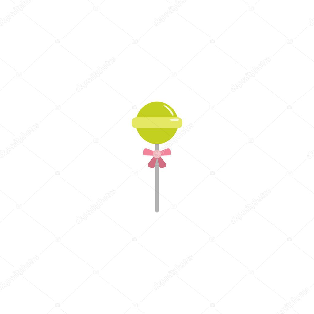 Lollipop vector icon. Chupa Chups on white background