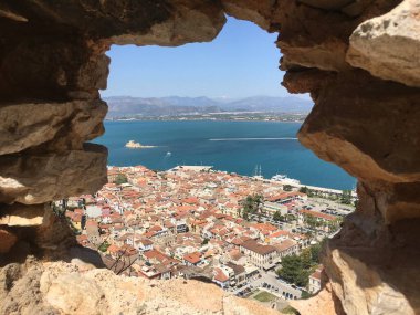 Nafplio , a seaport town in the Peloponnese in Greece clipart