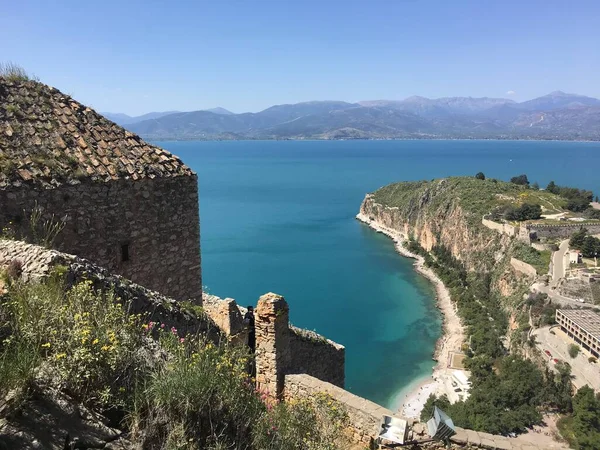 Nafplio Havneby Peloponnes Hellas – stockfoto