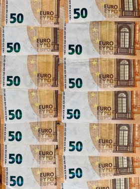 50 avroluk banknot yığını iş geçmişi