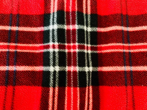 Materiał tekstura Royal Stuart Tartan — Zdjęcie stockowe