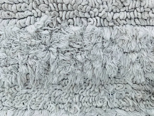 Tapis tapis texture fond de dessus, tapis texture motif plancher, vue du dessus. Tapis molletonné gris, texture — Photo