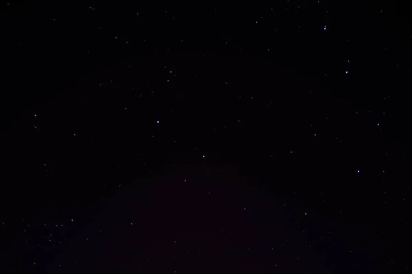Яркие Звезды Черном Ночном Небе Астрофотография Различные Созвездия Северного Полушария — стоковое фото