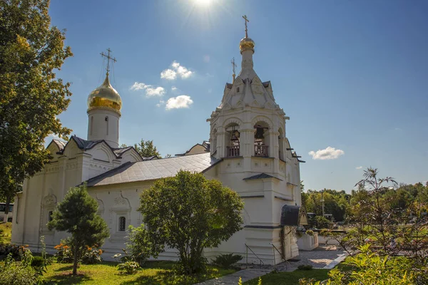 Монастир Сергіїв Посад Поблизу Москва Красиві Мальовничим Видом Влітку Перстень — стокове фото