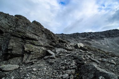 Soğuk Kuzey gri taş. Doğal arka plan