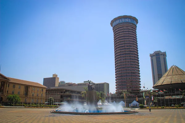 Nairobi Kenya Január 2015 Kenyatta Nemzetközi Kongresszusi Központ — Stock Fotó