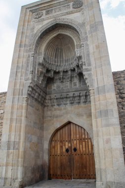 Bakü, Azerbaycan: 15 Nisan 2017: başkentteki eski cami