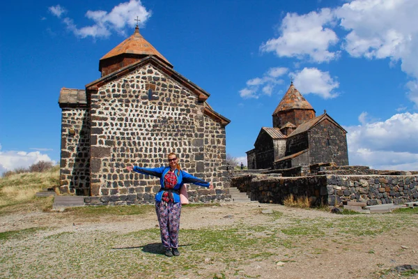 Sevanavank Monastère Sevan Est Complexe Monastique Situé Sur Une Péninsule — Photo