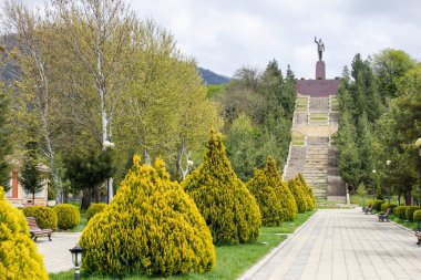 Azerbaycan Cumhurbaşkanı Haydar Aliyev Anıtı