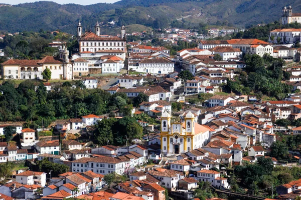 Ouro Preto Brasil Julho 2019 Bela Cidade Com Arquitetura Colonial — Fotografia de Stock