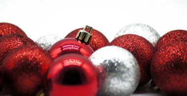 Noel baubles Festival arka plan                