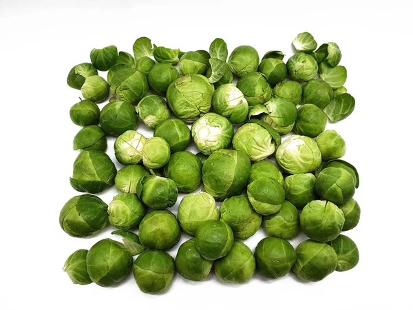 Fresh Brussels Sprouts Vegetables Winter — Stock Photo, Image