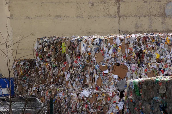 Recycling yard waste recycling plant operation