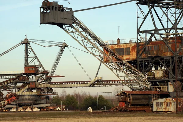 Minería Cielo Abierto Lignito Desuso Ferropolis Grfenhainichen Alemania — Foto de Stock