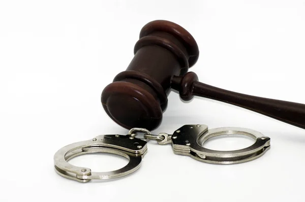 Handcuffs Symbol Crime Stock Picture
