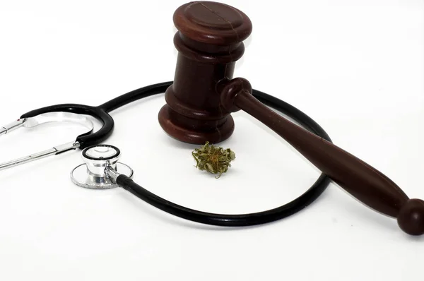 Prawo Werdykt Marihuany Medycynie — Zdjęcie stockowe