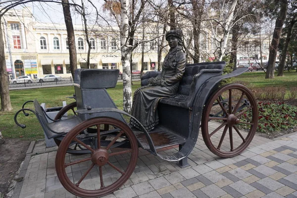 Mémorial Petit Terrain Dans Ville Novorossiysk — Photo