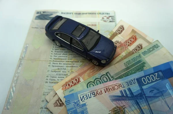 Passaporte Veículo Rússia Máquina Dinheiro Imagens De Bancos De Imagens