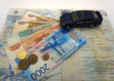 araç pasaport Rusya, para makinesi