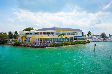 ABD, Florida, Miami - 17 Şubat 2017: Miami Uluslararası Boat Show, Downtown Miami, Key Biscayne