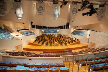 Konser Salonu yeni dünya Senfoni, Miami Beach, Florida, ABD, iç