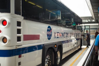 Abd. Florida. Cape Canaveral, Mayıs 2018: Kennedy Uzay Merkezi, gezi turu